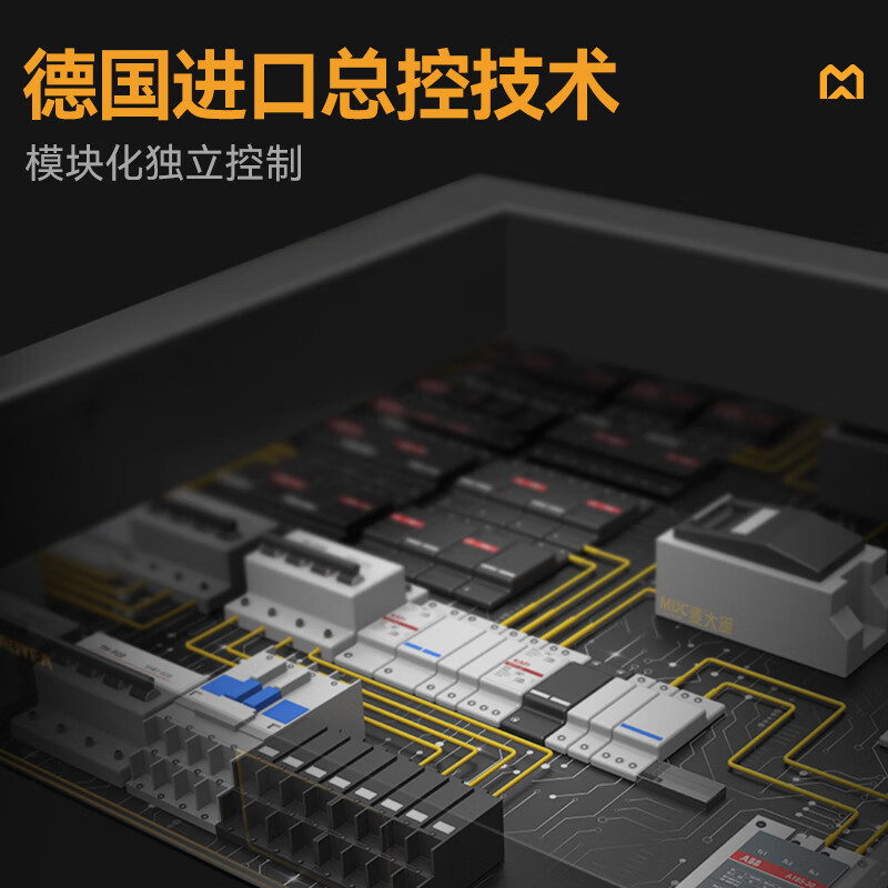 麥大廚金麥款平放式觸屏熱回收3.2m三缸雙噴洗碗機(jī)